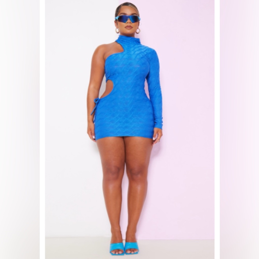 Royal Blue sexy mini dress